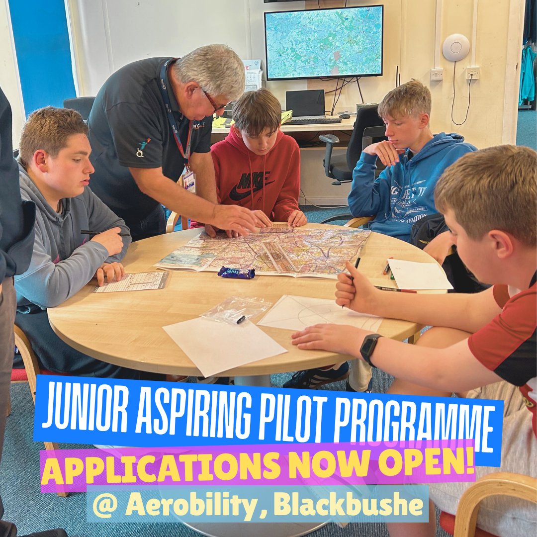 Hurry, the application window is closing soon for our Junior Aspiring Pilot Programme at Aerobility Blackbushe on the 26th-29th of August. 

Perfect for anyone aged 12-18, living with a disability and ready to learn more about aviation.

#aerobility    #generationaviation