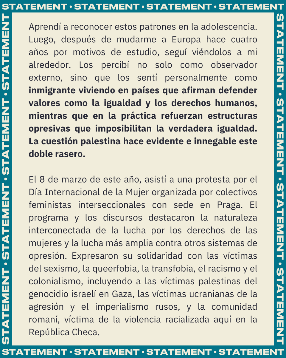Cavertiano's tweet photo. Jesús (pseudónimo) es un compañero de chihuahua encarcelado en Praga solo por traer un cartel en una marcha. Estamos acompañando y difundiendo su caso para que llegue a la @SRE_mx y @Claudiashein para que le proporcionen ayuda. Va el hilo con su declaración en imágenes. https://t.co/1l9Sn6T3o8
