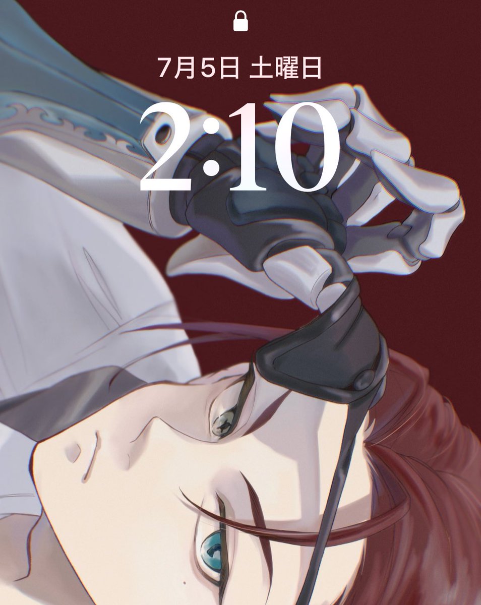 壁紙用に描いた🦾