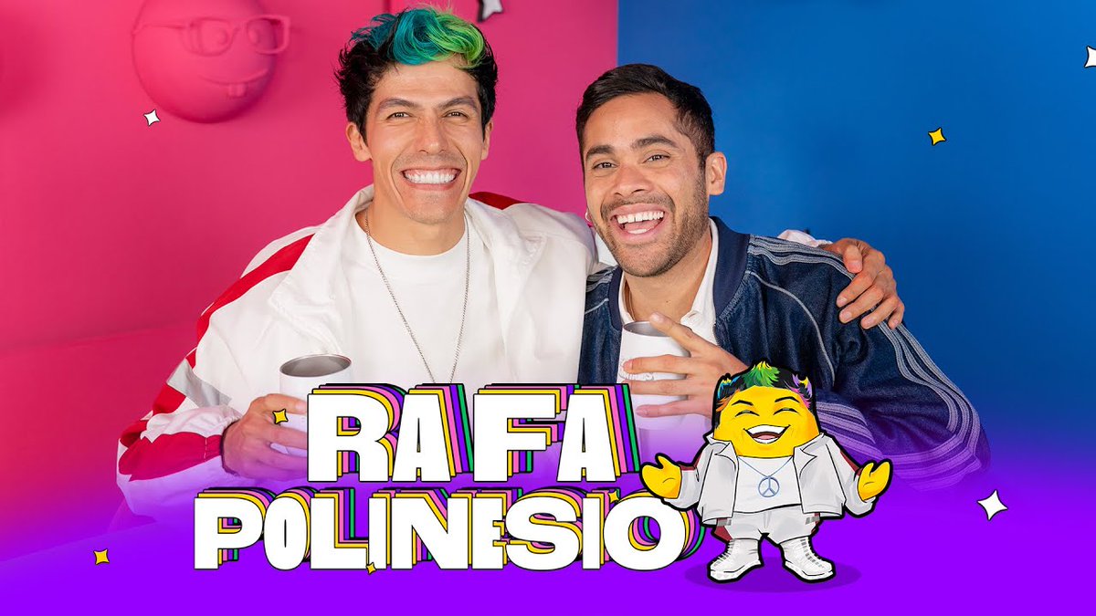 escuchaz's tweet photo. Contó de TO-DO!!! 🙌🏼 #RafaPolinesio es el nuevo invitado de #SeresCromaticos  y en una divertidísima plática con #DaniValle contó de todo y adelantó que pronto habrá una sorpresa especial para todos #LosPolinesios….     ¿De qué se tratará? 💜 💚💖 @PlaticaPolinesi https://t.co/RbgpESwCLp