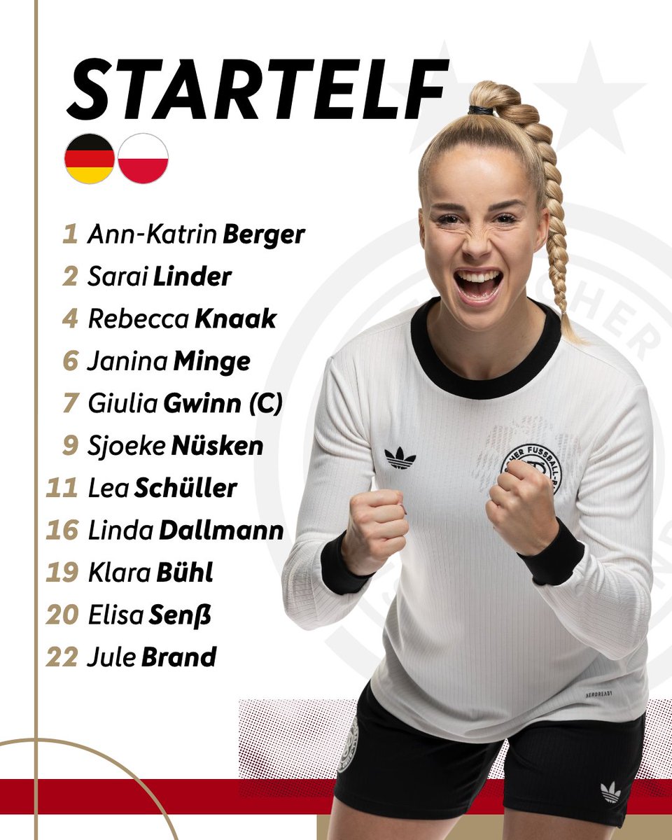 🇩🇪 WIR PACKEN'S AN! 🦾

#WEURO2025 #GERPOL
📸 DFB/Thomas Böcker