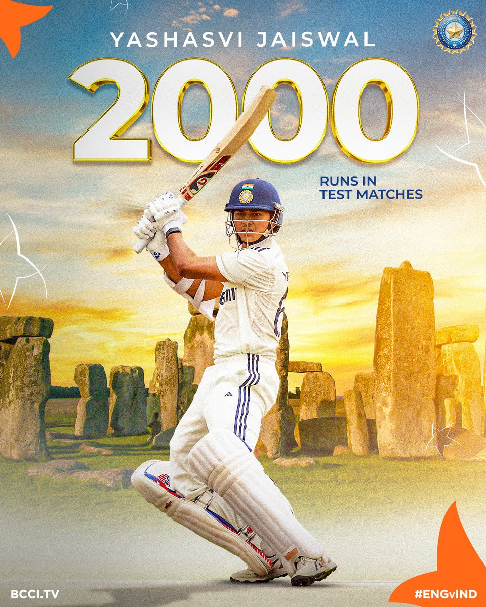 SHIV_VISHNOII¹⁸ (@imshiv_18) on Twitter photo 2⃣0⃣0⃣0⃣ Test runs & going strong 💪 💪
Joint-fastest for #TeamIndia to reach the milestone (by innings) along with Rahul Dravid and Virender Sehwag 🙌
#ENGvIND | <a href="/ybj_19/">Yashasvi Jaiswal</a> 2⃣0⃣0⃣0⃣ Test runs & going strong 💪 💪
Joint-fastest for #TeamIndia to reach the milestone (by innings) along with Rahul Dravid and Virender Sehwag 🙌
#ENGvIND | <a href="/ybj_19/">Yashasvi Jaiswal</a>