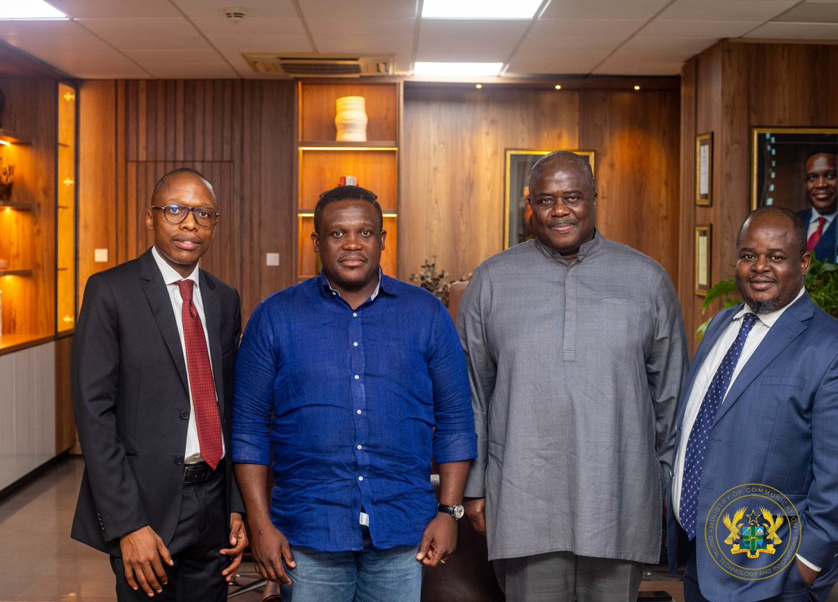 During a meeting held today with a team from DSTV, led by Dr. Keabetswe Modimoeng, Group Executive for Regulatory and Corporate Affairs, the Minister indicated that government’s mandate is to respond to the needs of Ghanaians, who have expressed frustration over high DSTV prices