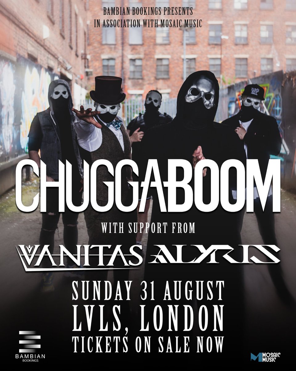 ChuggaBoomband's tweet photo. London Town! We back baby!

GET YOUR TICKETS NOW: https://t.co/ZtsLPuUrqe https://t.co/n3t3at5Zsr