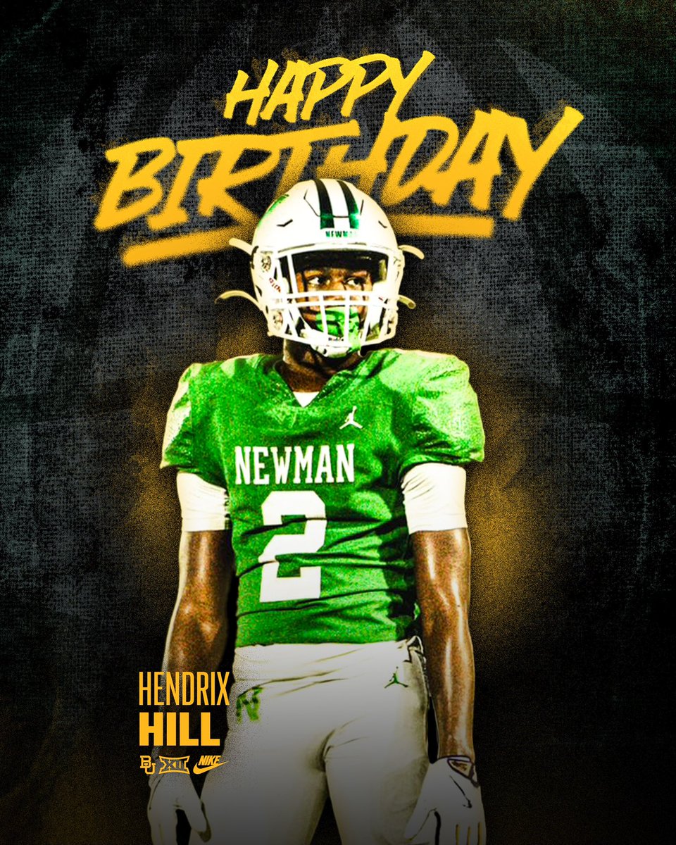 HendrixHill08's tweet image. Thank y’all for the birthday wishes @BUFootball Family! @CoachDaveAranda @CoachDBaker81 @AppleberryBU @CoachRHolcomb @ahunt90 @JakeSpavital @LarryBaylorFB @Jamar51Chaney @EdParisJr @BarstoolSicEm @GrayGrundhoefer @samspiegs @LAvsAllYall