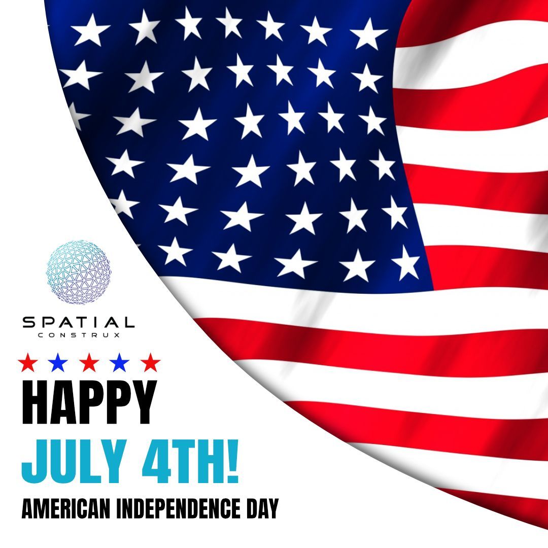 SpatialConstrux's tweet image. Happy Independence Day from the team at Spatial Construx!

#july4th #AmericanIndependenceDay #Nception #SpatialConstrux #architecture #technology