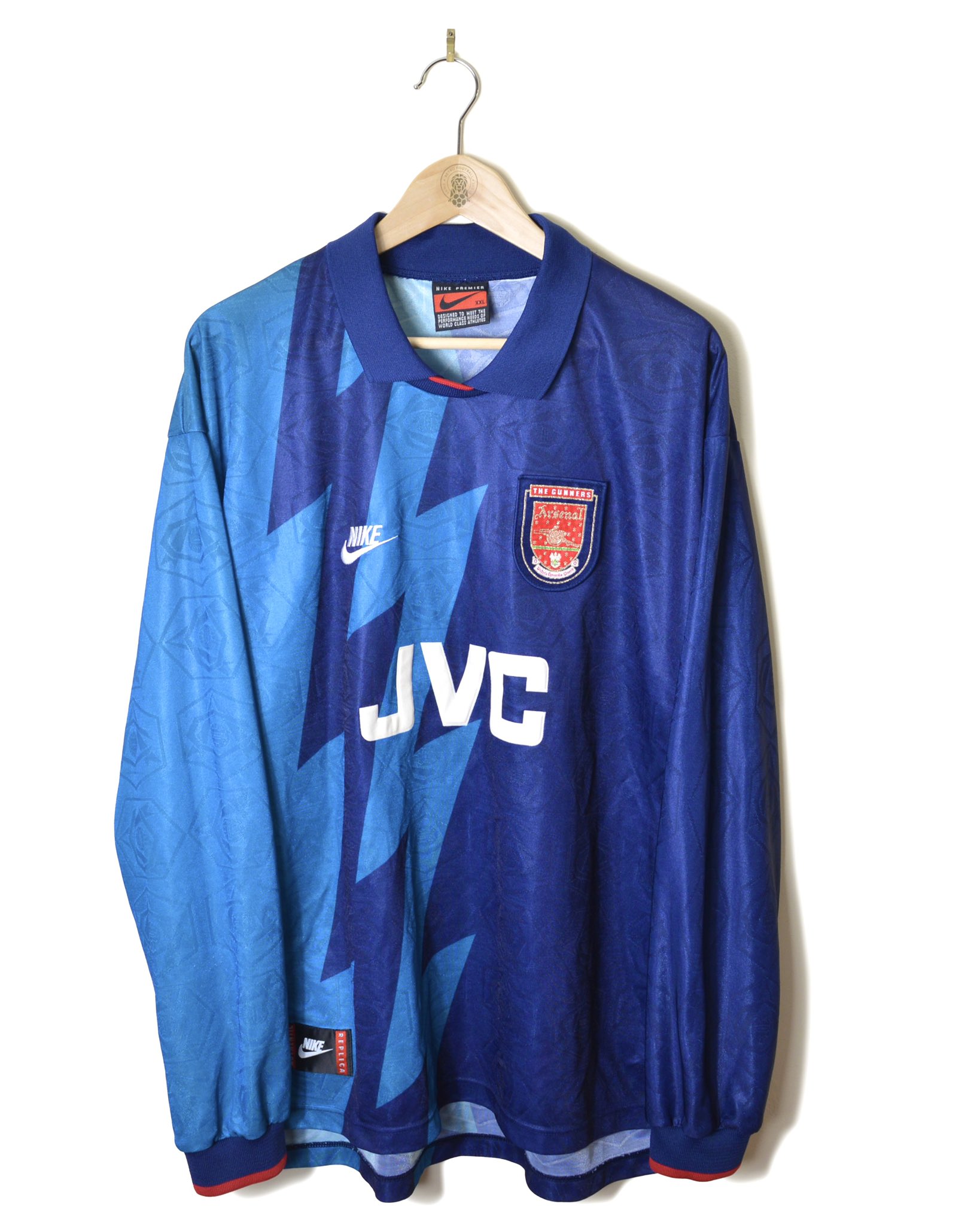 Nike Arsenal アーセナル 95/96 away 長袖　xxl Nike Arsenal アーセナル 95/96 away 長袖 xxl - メルカリ