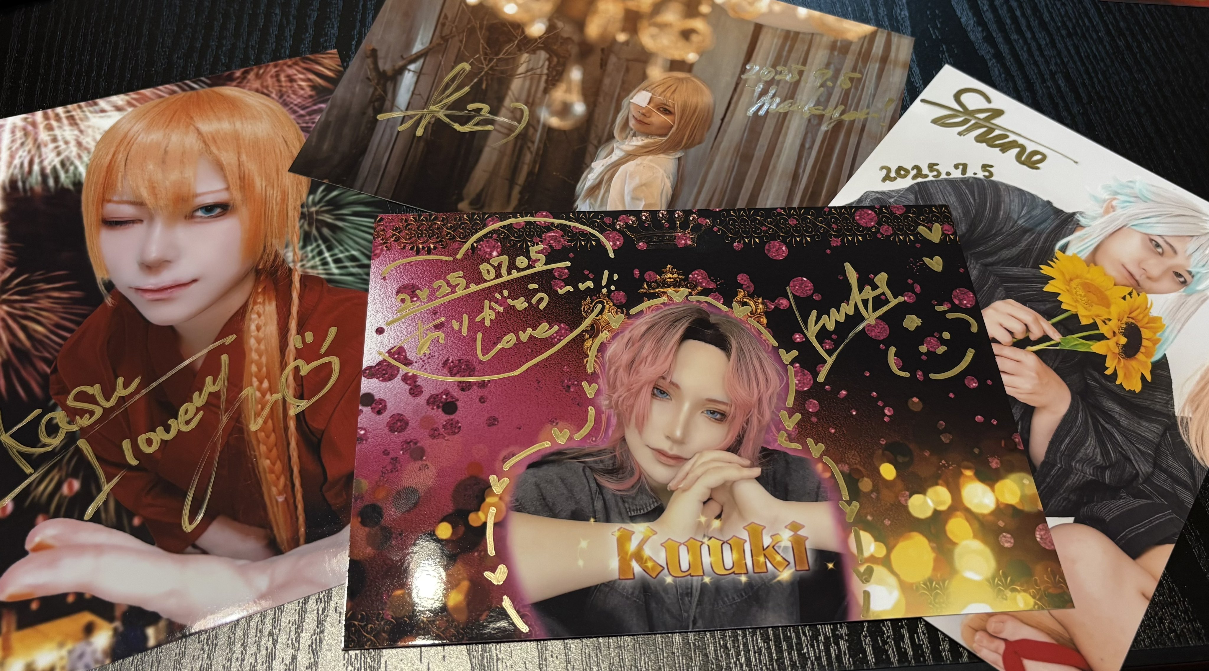 大判 アダム•ランバート Queen 直筆サイン入り写真+Certificate