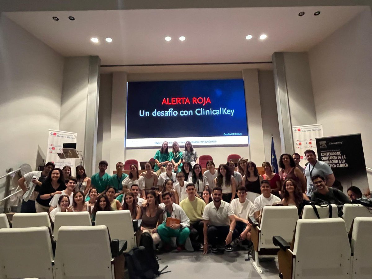 🚨 En el @HospitalSeveroOchoa celebramos el Desafío <a href="/ClinicalKey/">Elsevier | ClinicalKey</a> como bienvenida de residentes. Gracias <a href="/MuCHaBiBLiO/">MuCHaBiBLiO #SiempreATuLado</a> por confiar en nosotros por 3º año 🙌✨ Mira el Reel 👉 instagram.com/reel/DLr8ybjty… 

#AlertaRoja #Residencias #Innovación