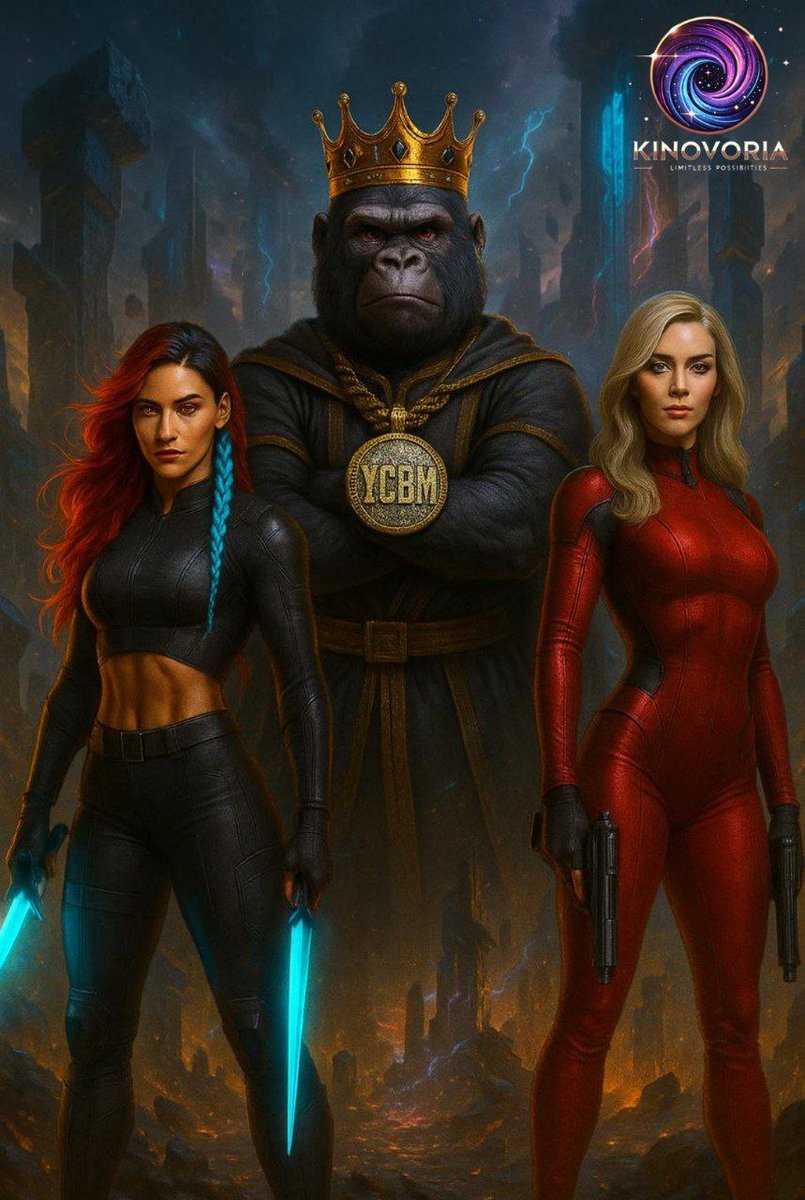 🔥 THE TRINITY OF KINOVORIA HAS ARRIVED 🔥
⚡️3 ICONS. 3 COINS. 1 DESTINY⚡️

#Kinovoria: is changing the crypto game FOREVER.
Meet the legends behind the 3 most anticipated launches in Web3 coming very soon.

💎 BIG DRIP: The King of Cool
Big Drip is swagger incarnate. Gold crown,