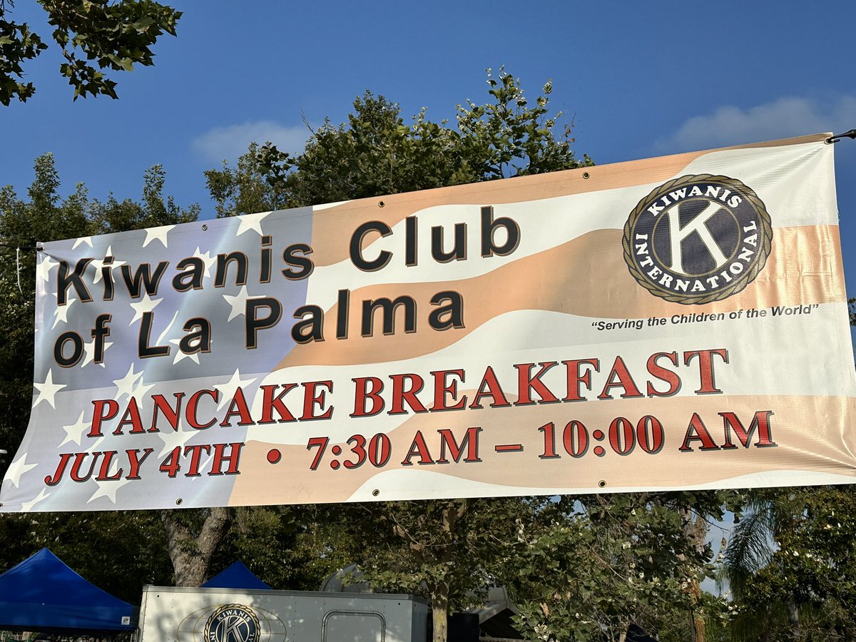 Happy Fourth of July!!🇺🇸. Volunteering my time with our La Palma Kiwanis Club members!