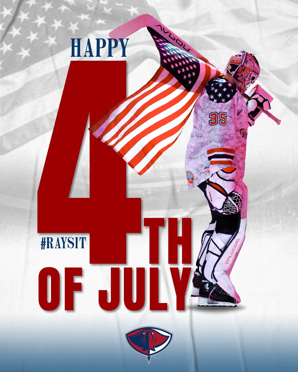 Happy 4th of July, Stingrays fans! 🇺🇸 #RaysIt