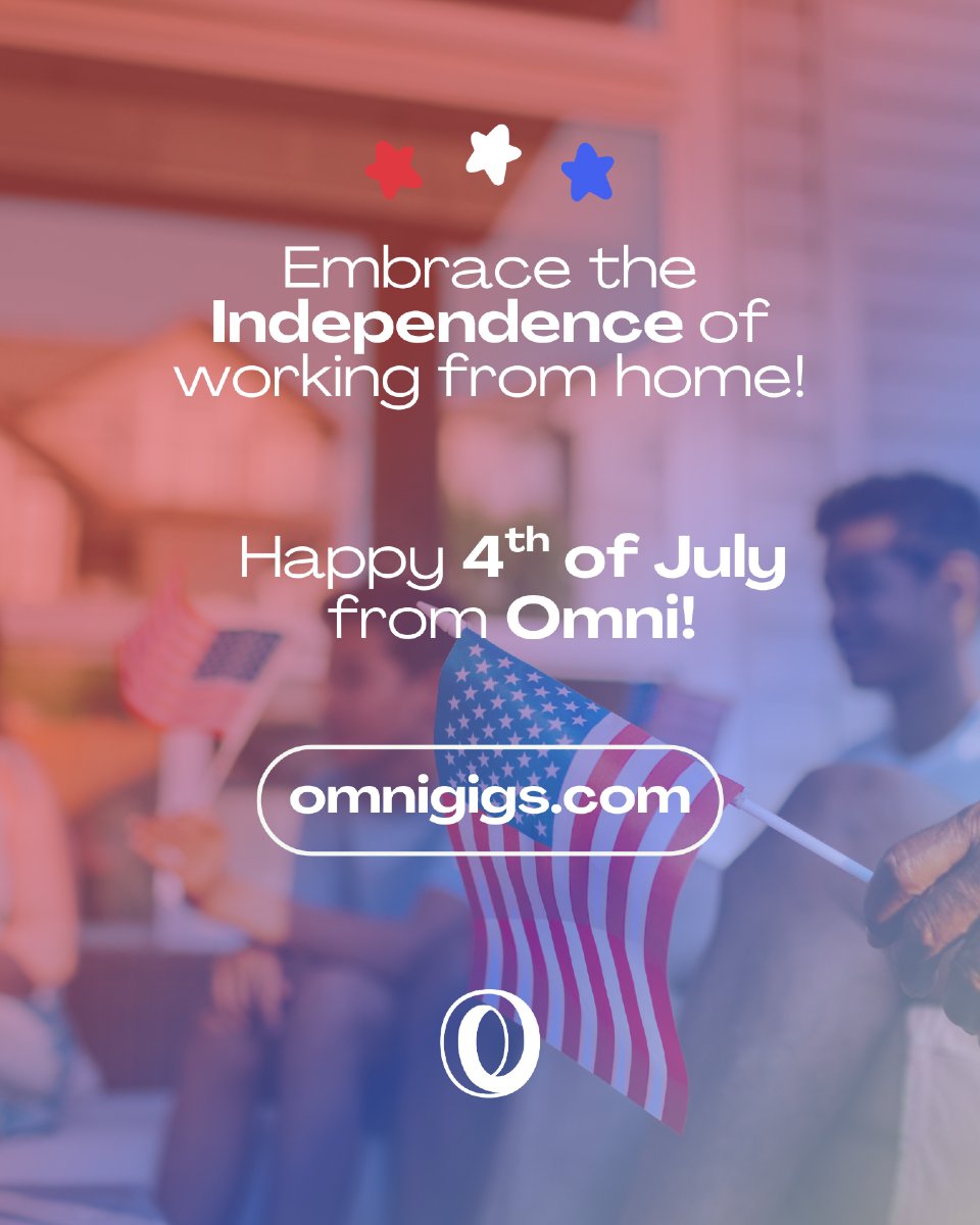 Celebrate freedom in all forms—including your right to work on your terms. Happy Independence Day!
