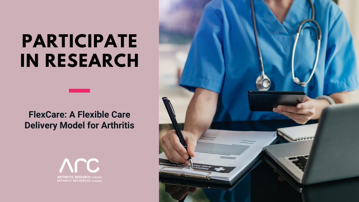 Arthritis Research Canada (@arthritis_arc) on Twitter photo Interested in participating in innovative #ArthritisResearch? Take the <a href="/Arthritis_ARC/">Arthritis Research Canada</a> #FlexCAre study survey and share what matters most to you when it comes to the delivery of rheumatology care. <a href="/DianeLacaille/">Dr. Diane Lacaille</a> <a href="/cehbarbe/">Claire EH Barber</a> <a href="/LLi_1/">Linda Li</a> <a href="/PhysioKTBroker/">Alison Hoens</a>
đź”— ow.ly/Y9qH50Wl3gn Interested in participating in innovative #ArthritisResearch? Take the <a href="/Arthritis_ARC/">Arthritis Research Canada</a> #FlexCAre study survey and share what matters most to you when it comes to the delivery of rheumatology care. <a href="/DianeLacaille/">Dr. Diane Lacaille</a> <a href="/cehbarbe/">Claire EH Barber</a> <a href="/LLi_1/">Linda Li</a> <a href="/PhysioKTBroker/">Alison Hoens</a>
đź”— ow.ly/Y9qH50Wl3gn