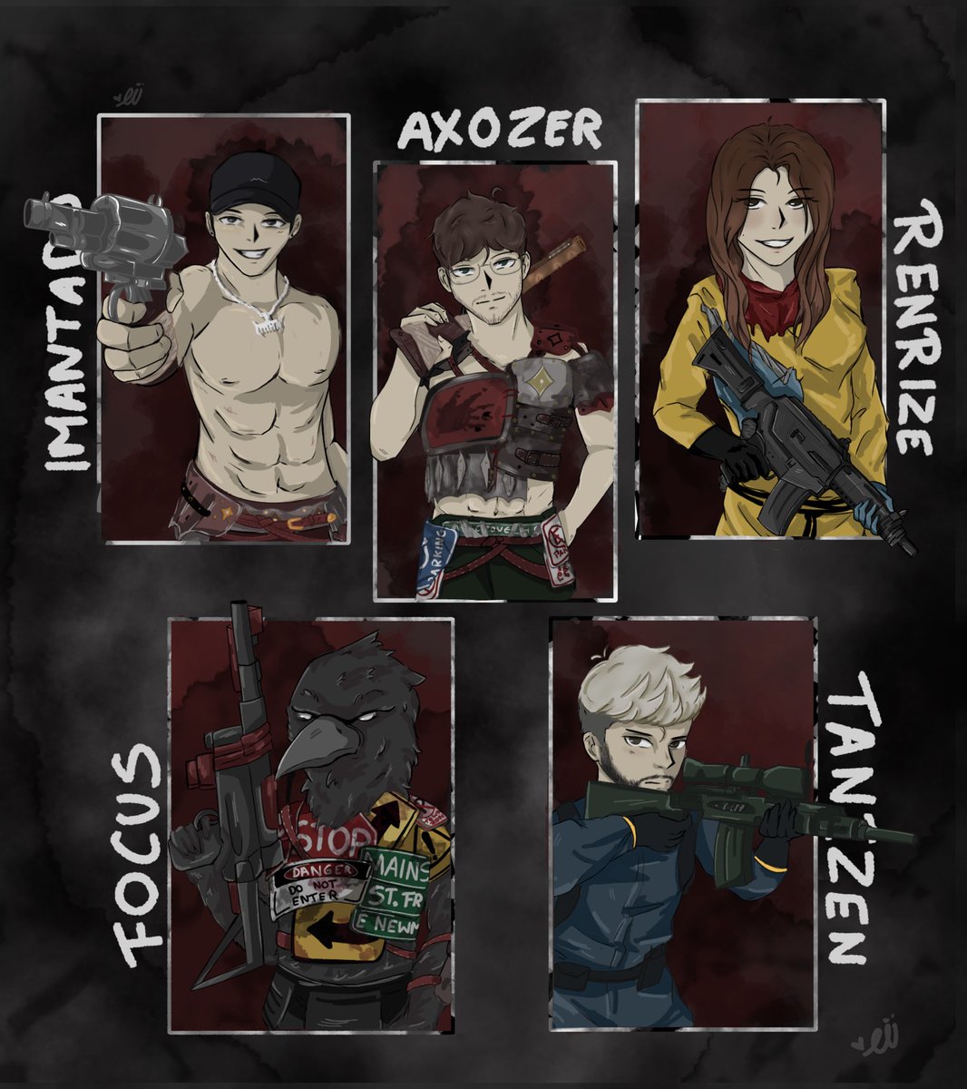 eiimy_ss's tweet photo. Un poquito tarde pero✨
Les dejo un dibujito del mejor team de bellum 
Gracias por dejarnos tantos momentos🤍

@imantadotv @aXoZerr @renrize @Tanizen @xTheFocuSx #bellum https://t.co/zU9zRmAltb