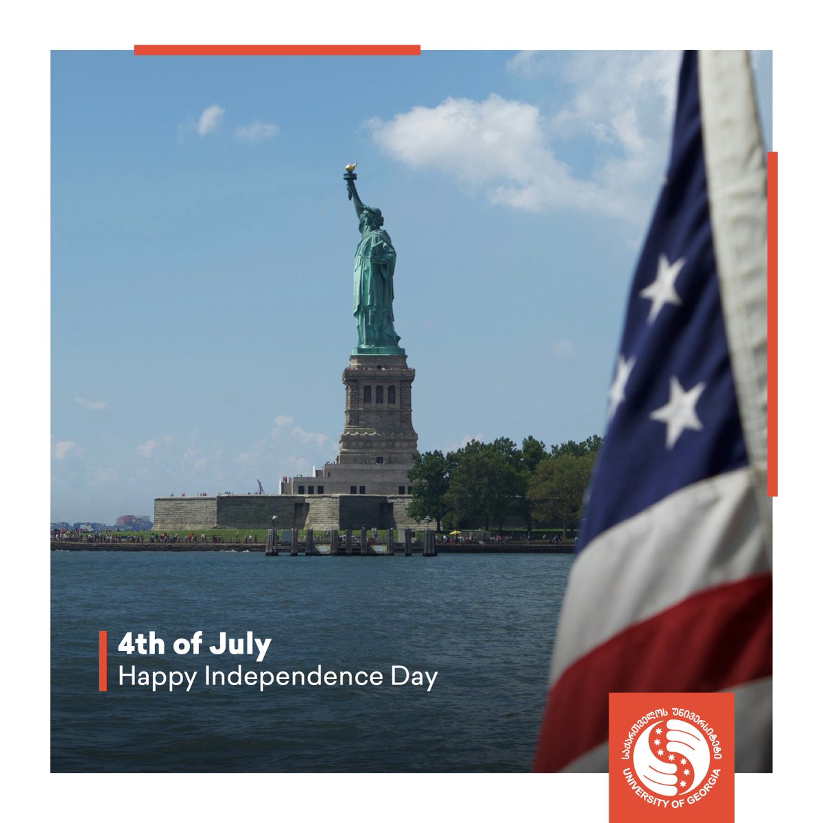 Happy Independence Day to our American friends! 🇺🇸 🇺🇸 🇺🇸 

<a href="/usingeo/">U.S. Embassy Tbilisi</a>  

#Independenceday
