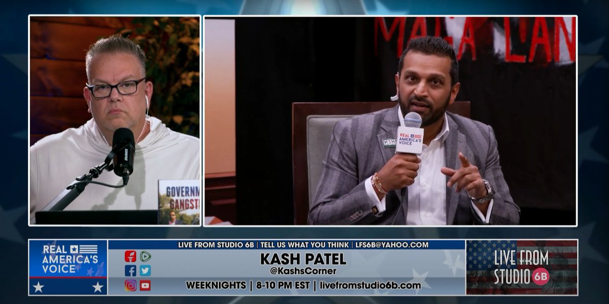 Live From Studio 6B (@lfs6b) on Twitter photo It was such a honor to have <a href="/FBIDirectorKash/">FBI Director Kash Patel</a> on the show. Went back and watched all three times he was on. Thinking about and appreciating all the patriotic warriors that POTUS has working for us right now. God Bless America !! It was such a honor to have <a href="/FBIDirectorKash/">FBI Director Kash Patel</a> on the show. Went back and watched all three times he was on. Thinking about and appreciating all the patriotic warriors that POTUS has working for us right now. God Bless America !!