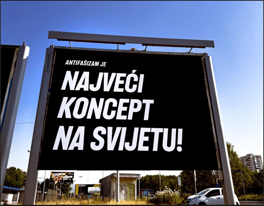 Jumbo plakat u Novom Zagrebu