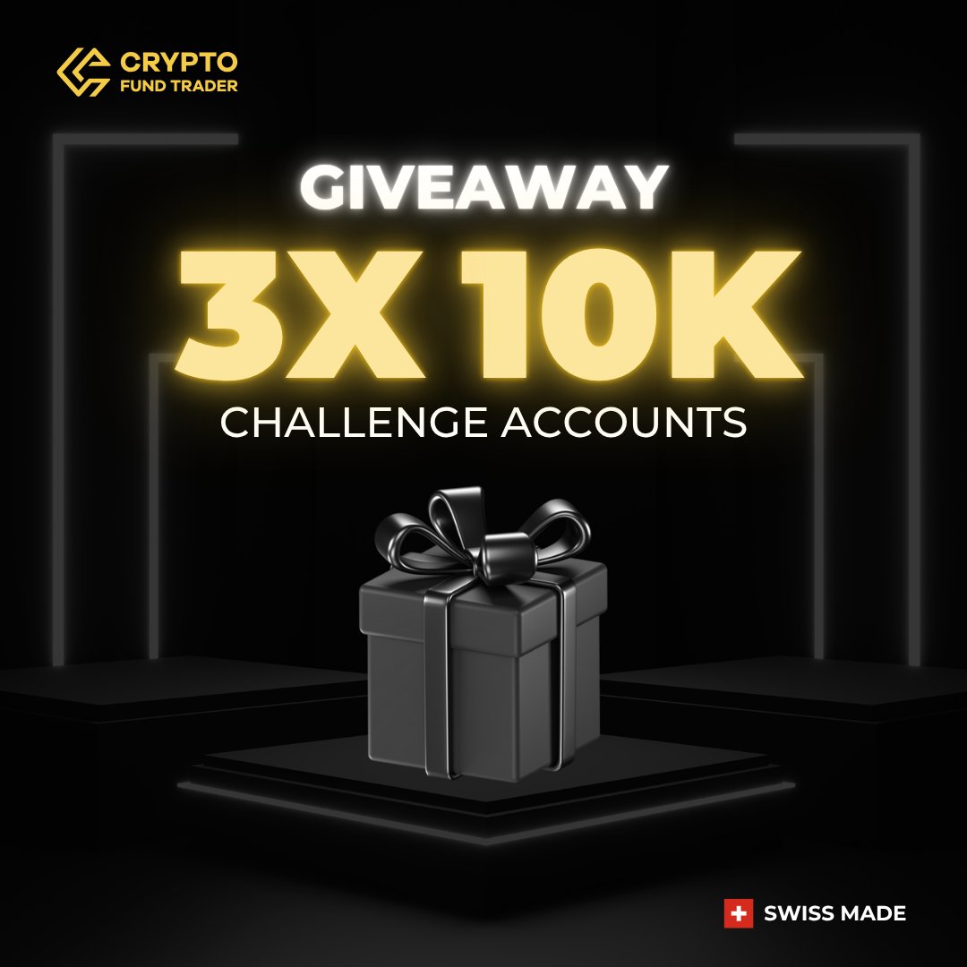 Crypto Fund Trader (@cftradercom) on Twitter photo CFT 3.0 is closer than ever, and upgrades alone aren’t enough of a gift, so we’re giving away 3×$10K challenge accounts!
✅ Follow <a href="/CFTradercom/">Crypto Fund Trader</a> & <a href="/CFTradercomES/">Crypto Fund Trader Español</a>
✅ Tag 2 friends
🔁 Repost this tweet
Winners announced soon, stay tuned! 🚀 CFT 3.0 is closer than ever, and upgrades alone aren’t enough of a gift, so we’re giving away 3×$10K challenge accounts!
✅ Follow <a href="/CFTradercom/">Crypto Fund Trader</a> & <a href="/CFTradercomES/">Crypto Fund Trader Español</a>
✅ Tag 2 friends
🔁 Repost this tweet
Winners announced soon, stay tuned! 🚀