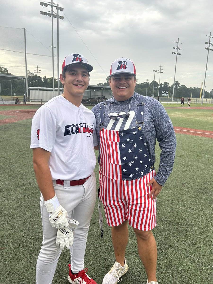 Nokona Powell (@coachpowell_ac) on Twitter photo Just some morning baseball dubs on the 4th of July! 🇺🇸
#InorInTheWay #MarucciFamily #WeAintForEverybody <a href="/RecruitMETx/">METx Recruiting</a> Just some morning baseball dubs on the 4th of July! 🇺🇸
#InorInTheWay #MarucciFamily #WeAintForEverybody <a href="/RecruitMETx/">METx Recruiting</a>