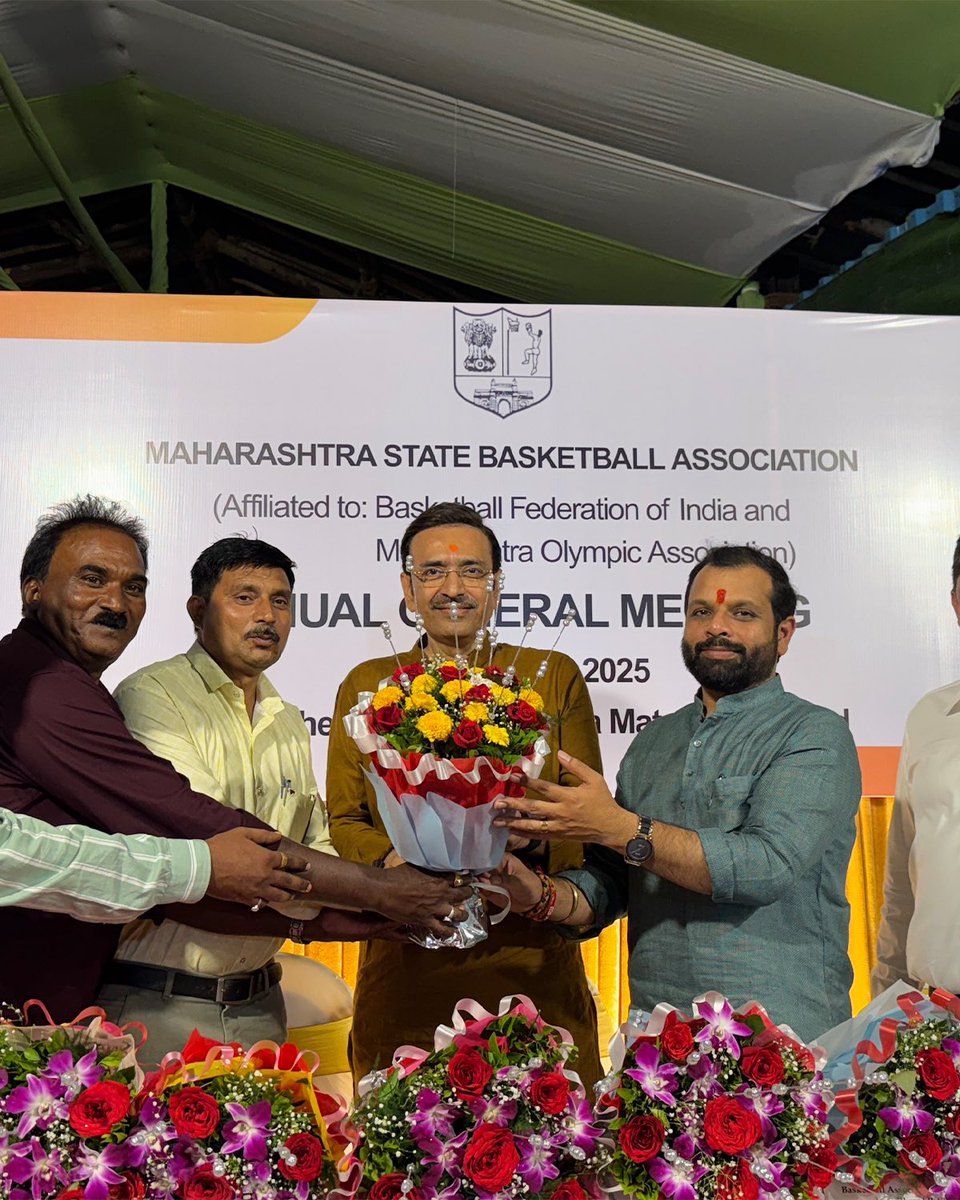 SandipJoshiNGP's tweet image. Honoured to be President of the Maharashtra Basketball Association! Grateful for the trust. Committed to building strong infrastructure, empowering players &amp;amp; promoting the game across the state. Let’s grow basketball together!

#thankyou #basketballassociation