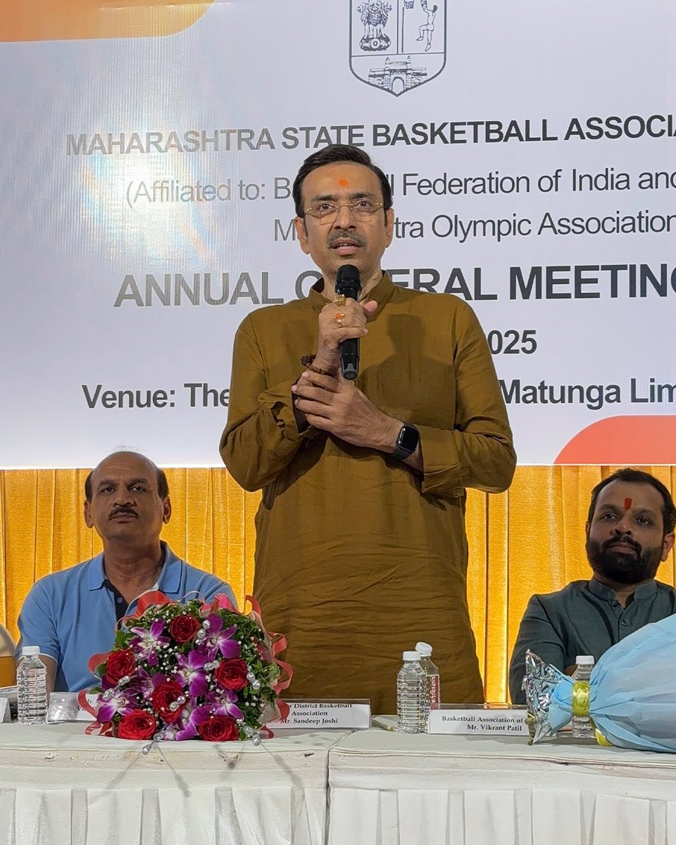SandipJoshiNGP's tweet image. Honoured to be President of the Maharashtra Basketball Association! Grateful for the trust. Committed to building strong infrastructure, empowering players &amp;amp; promoting the game across the state. Let’s grow basketball together!

#thankyou #basketballassociation