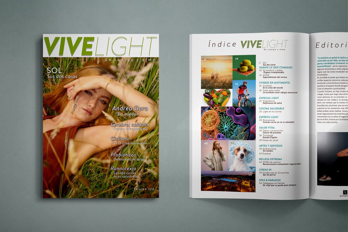 Ya está aquí nuestra reciente edición de Vivelight en este fantástico verano, junto a la talentosa Andrea Gura en portada, representante de Ecuador en el próximo Miss Universo. 
Haz click para leerla!!
issuu.com/vivelight/docs…