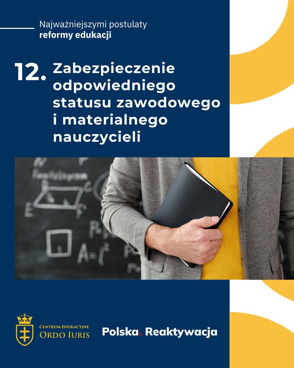 🛑Instytut Ordo Iuris przygotował założenia reformy oświaty, która pozwalałaby na wdrożenie w szkołach modelu edukacji opartego na realistycznej antropologii i sprawdzonych przez wieki rozwiązaniach.

Link do propozycji reformy: ordoiuris.pl/edukacja/refor…

🟢Pobierz raport z