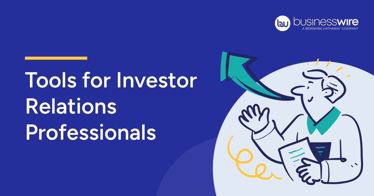 Transparent. Timely. Trusted. 💼 Business Wire supports IR pros with tools to communicate effectively, meet disclosure requirements, and engage investors. Explore our solutions. #InvestorRelations #IRTools #FinancialComms #EarningsNews hubs.la/Q03qj6vV0