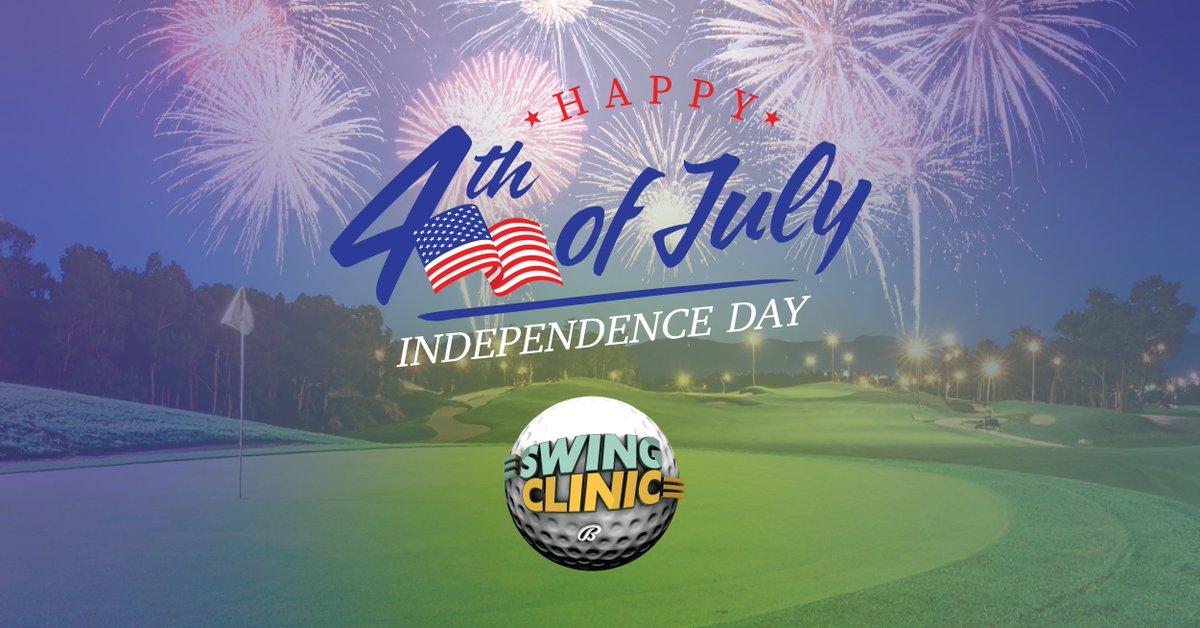 Swing Clinic (@swingclinic) on Twitter photo 🎆⛳ Happy Independence Day from Swing Clinic! As you celebrate with family and friends, don’t forget to sneak in a few swings and enjoy the summer sunshine. Here’s to freedom, fun and finding your perfect swing! #FourthOfJuly #SwingClinic #GolfLife 🎆⛳ Happy Independence Day from Swing Clinic! As you celebrate with family and friends, don’t forget to sneak in a few swings and enjoy the summer sunshine. Here’s to freedom, fun and finding your perfect swing! #FourthOfJuly #SwingClinic #GolfLife