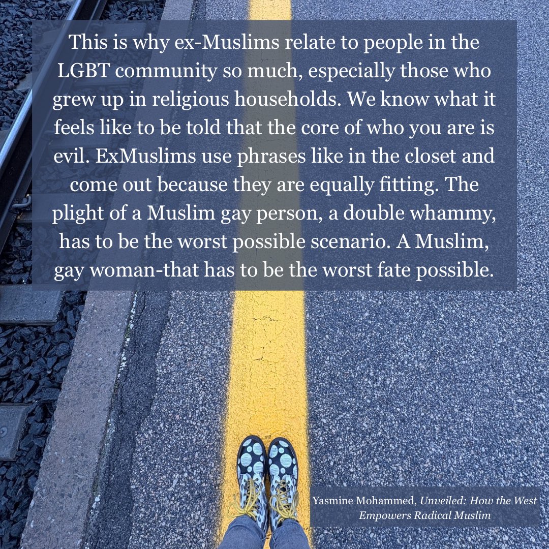 Unveiledxx's tweet image. In her bestselling book #Unveiled, @yasmohammedxx talks about the affinity #exMuslims feel for the LGBT community and why. You can now read Unveiled in 17 languages around the world.

Don’t forget to write a 5-star review for Unveiled on Amazon and goodreads.