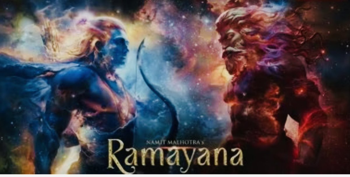 ASTONISHING 🤗
“Now Cinema will be bigger n bigger every year .  Pocket plays will remain on small screen at home. “ 

Congratulations team of RAMAYANAM specially namit malhotra Nitesh tiwari n Ranbir kapoor for a super initiative to bring a big epic on big screens world over.👏