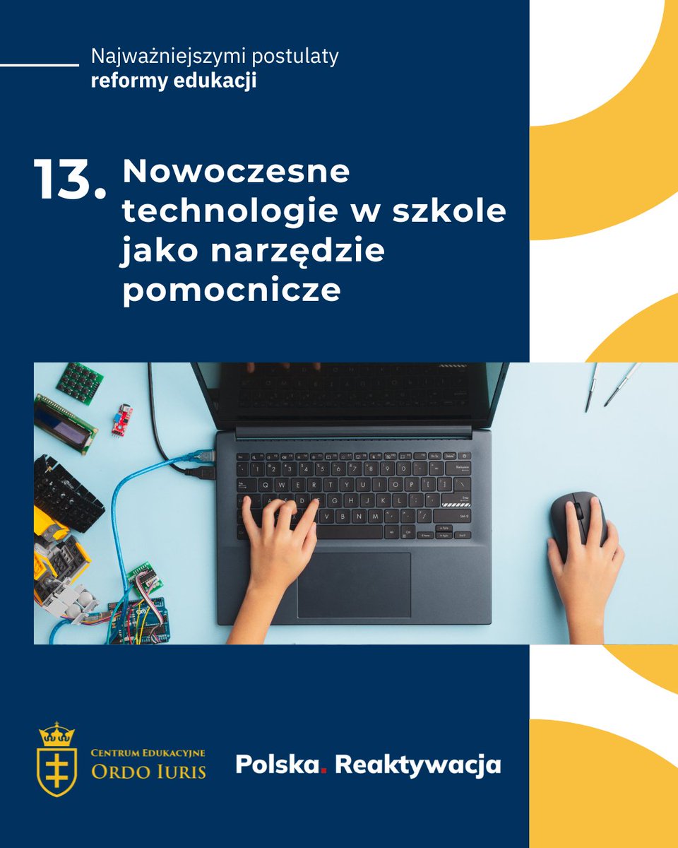 🛑Instytut Ordo Iuris przygotował założenia reformy oświaty, która pozwalałaby na wdrożenie w szkołach modelu edukacji opartego na realistycznej antropologii i sprawdzonych przez wieki rozwiązaniach.

🟢Autorem założeń jest dr Artur Górecki – dyrektor Centrum Edukacyjnego Ordo