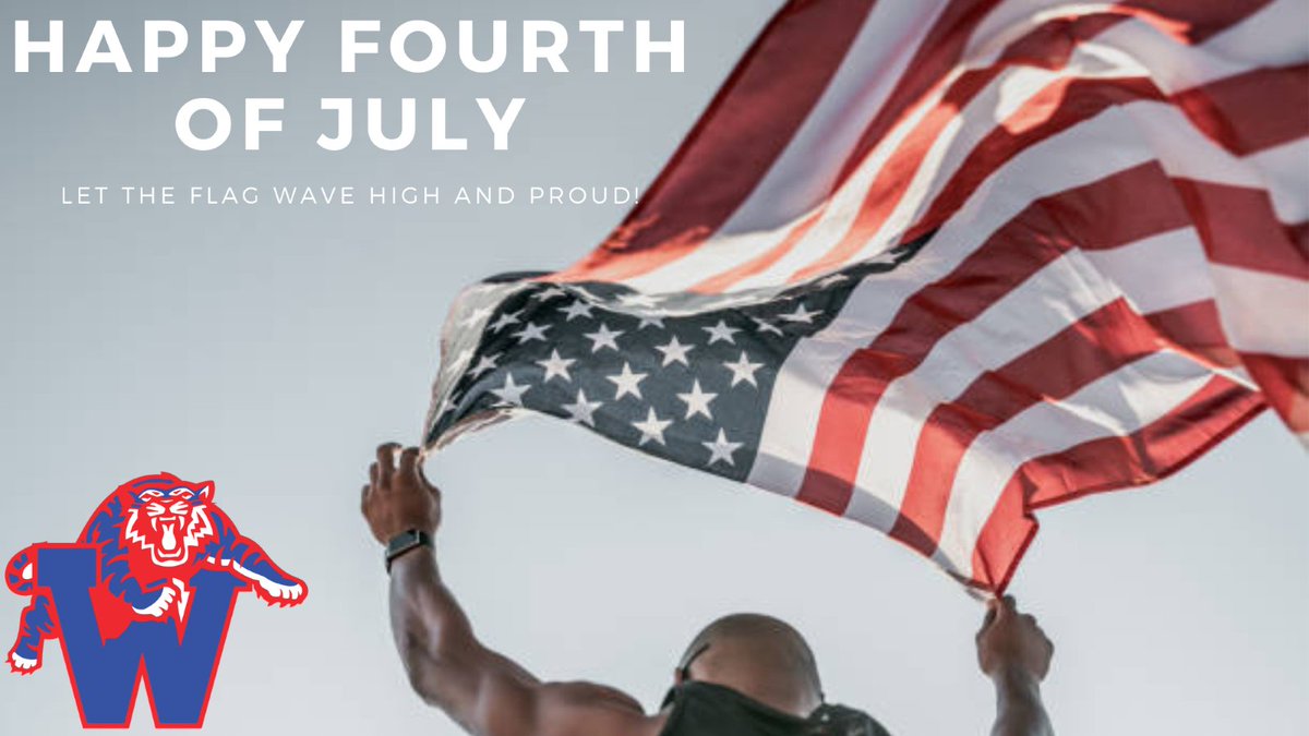 WHSTigersFB's tweet image. Happy birthday America!!!
