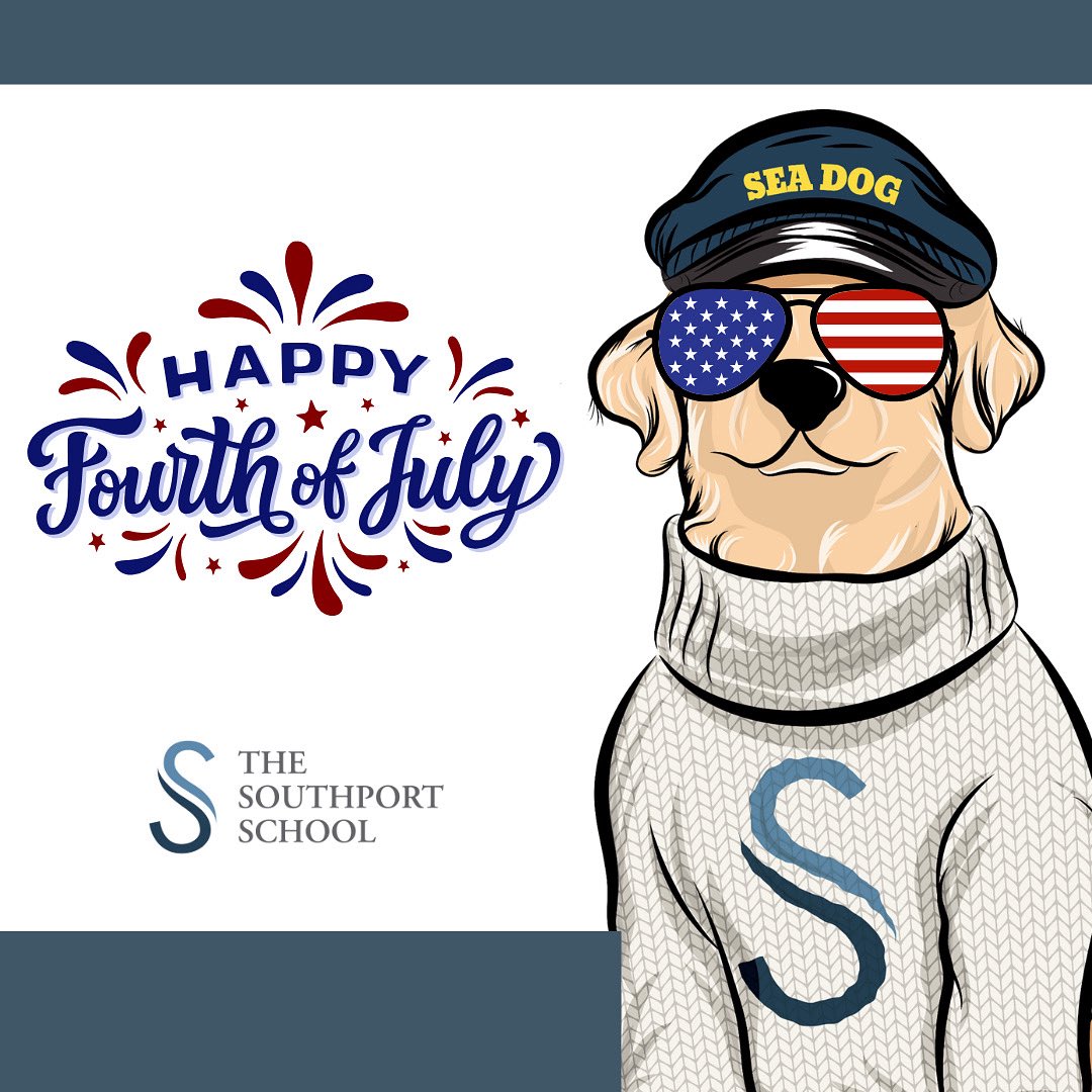 Happy Independence Day, America! We hope you have a fun and safe weekend celebrating our country 🇺🇸 ❤️🤍💙

The Southport School is closed today, 7/4, and will reopen on Monday, 7/7.

#TheSouthportSchool #IndependenceDay #FourthOfJuly
