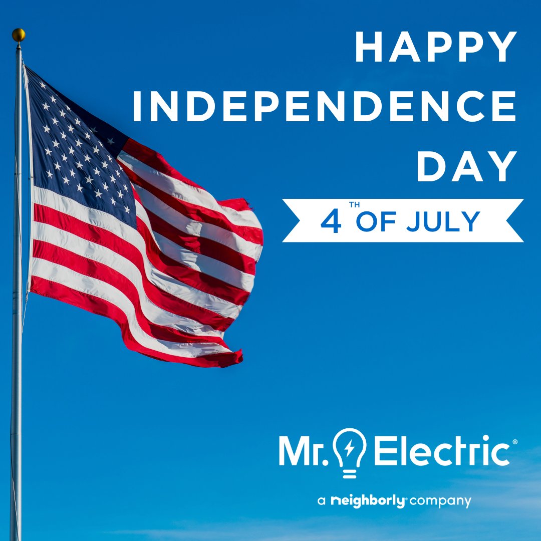 Happy 4th of July! 🎆

#MrElectric #Neighborly