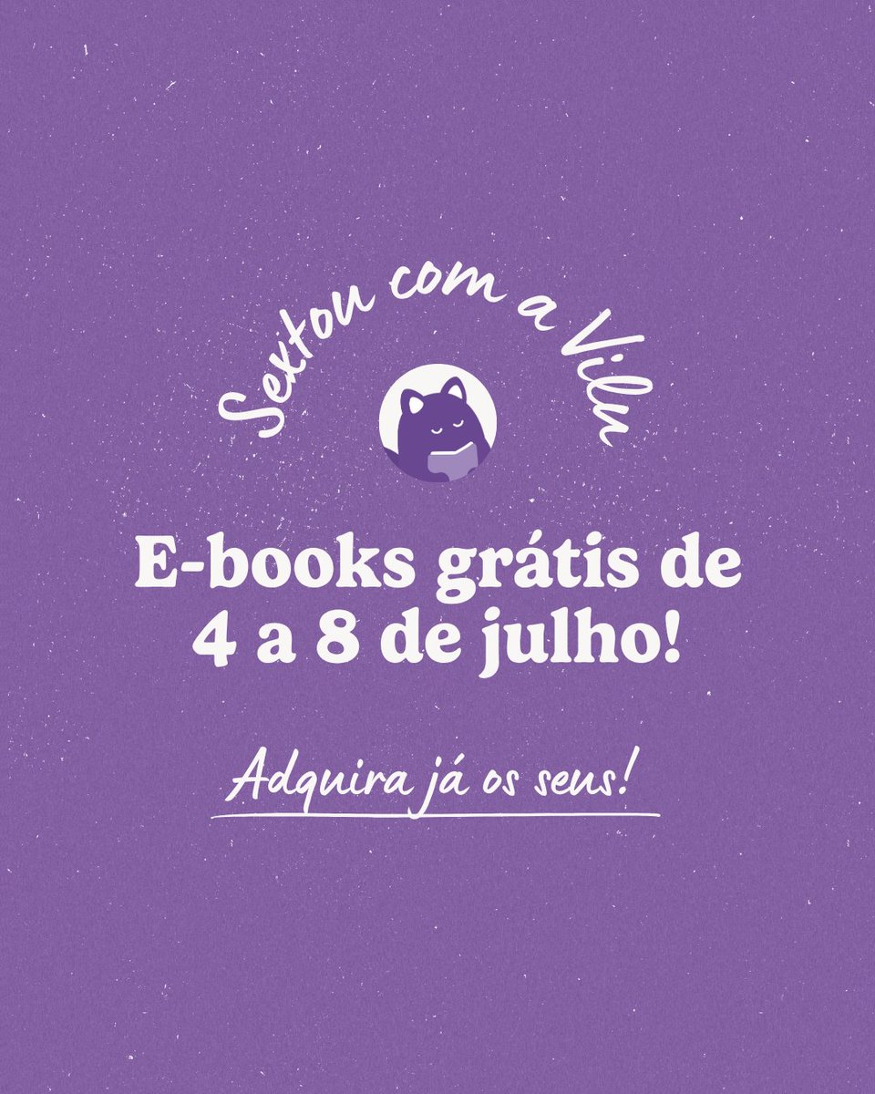 O Sextou com a Vilu está de volta com mais e-books grátis! Os escolhidos de hoje são os livrinhos da Nicoly Pacheco 📚💜

Pelo quinto andar: a.co/d/j2Snwj3

O Abanar do Amor: a.co/d/fSnEBYq
