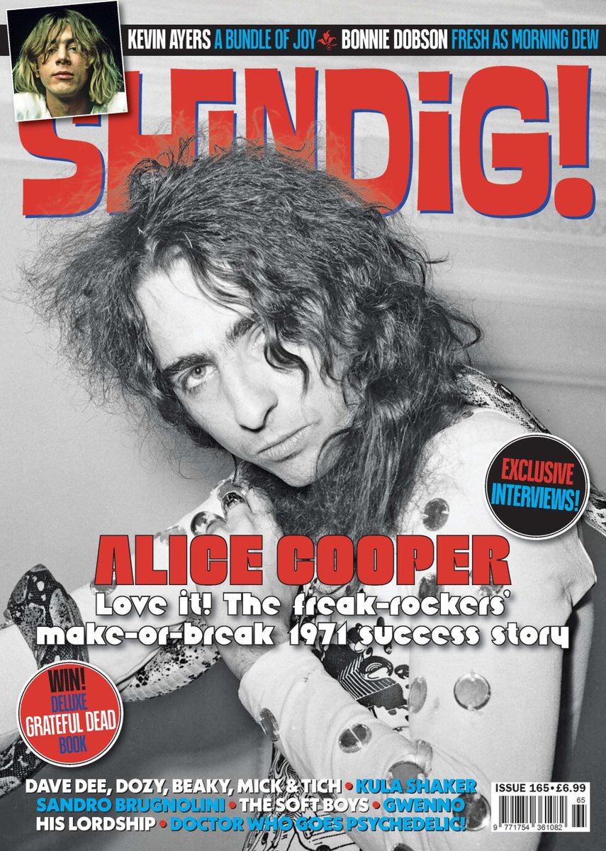 Have Adrienne Poster, psychedelic Doctor Who, World Countdown, Bonnie Dobson, and Sandro Brugnolini ever all been between the same covers together? They have now in <a href="/shindigmagazine/">𝐒𝐡𝐢𝐧𝐝𝐢𝐠!</a>! Plus my Vinyl Art column which this month goes all Antipodean and swirly. It must be the heat.