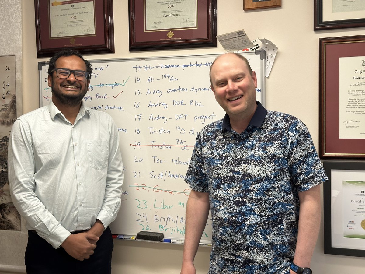 Bryce Lab (@brycenation) on Twitter photo It was great to have <a href="/brijith07/">Brijith Thomas</a> Prof. Brijith Thomas visit us in Ottawa for a few weeks! #NMRchat It was great to have <a href="/brijith07/">Brijith Thomas</a> Prof. Brijith Thomas visit us in Ottawa for a few weeks! #NMRchat