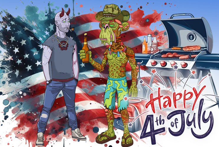 GM and Happy 4th Fam!🥩🍻🥳🎉🇺🇸