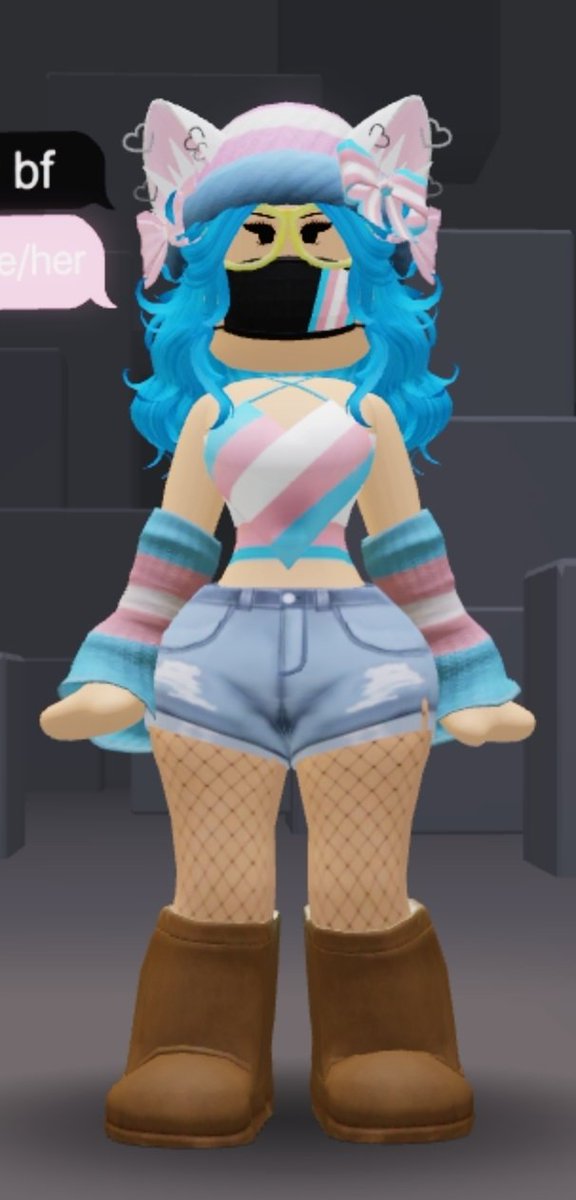 This was supposed to come out last month but been busy with personal stuffs and emotions as you all know ;w;

Anyway this is Irene but with my fit from Roblox! Boob window is only there cause I was too lazy to make a bunch of unique textures lol. 

Happy late pride month!! &lt;3