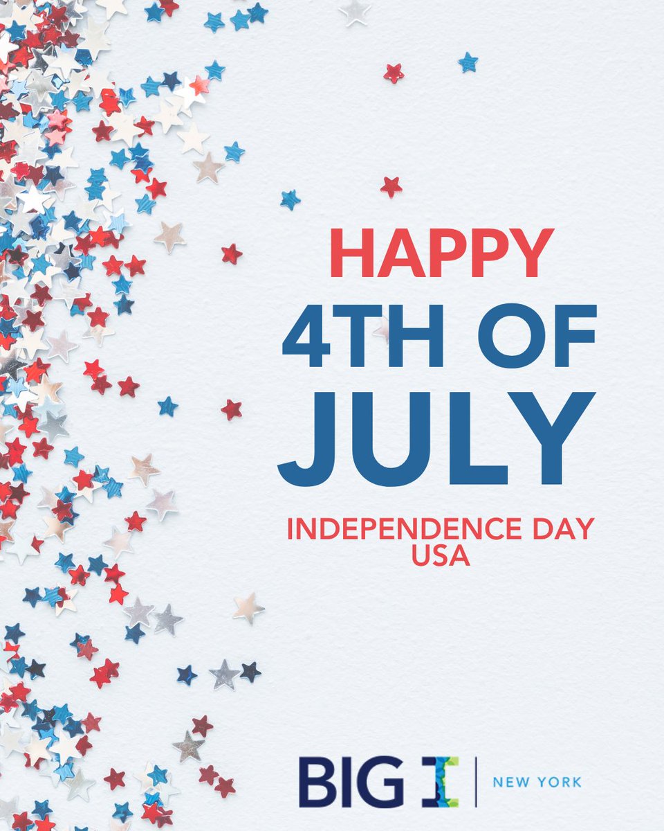 🎆 Happy 4th of July from Big I NY!

Today we celebrate the freedom that powers our country—and the independent spirit that fuels our agents.

Wishing you a safe &amp; joyful Independence Day!

#BigINY #FourthOfJuly #IndependentAgents #ProudToBeIndependent
