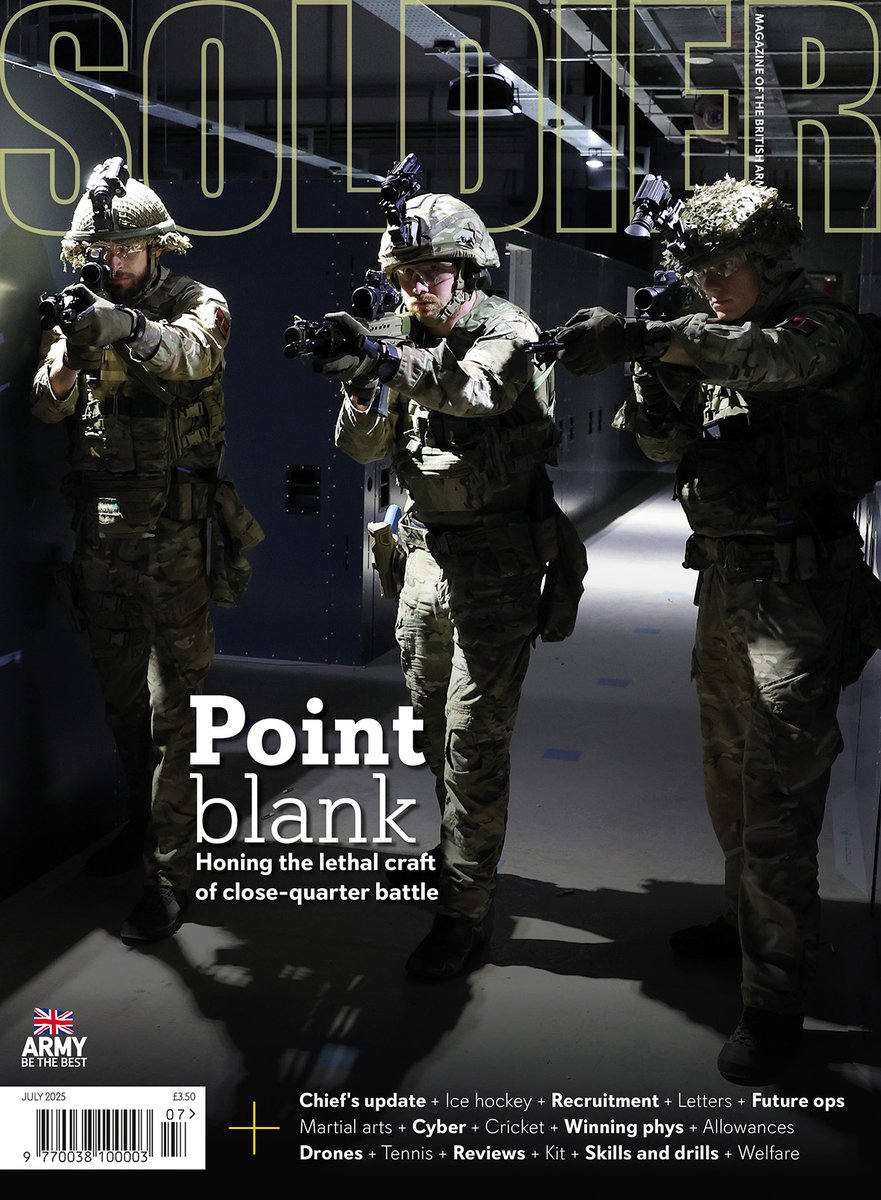 Soldier Magazine (@soldiermagazine) on Twitter photo In July: We go behind the scenes at a hi-tech venue where troops are honing close quarter fighting drills; rendezvous with soldiers using a 3D printer to build drones during a mock battle – and meet the army’s cyber warriors. See the digital issue here edition.pagesuite-professional.co.uk/Launch.aspx?PB… In July: We go behind the scenes at a hi-tech venue where troops are honing close quarter fighting drills; rendezvous with soldiers using a 3D printer to build drones during a mock battle – and meet the army’s cyber warriors. See the digital issue here edition.pagesuite-professional.co.uk/Launch.aspx?PB…