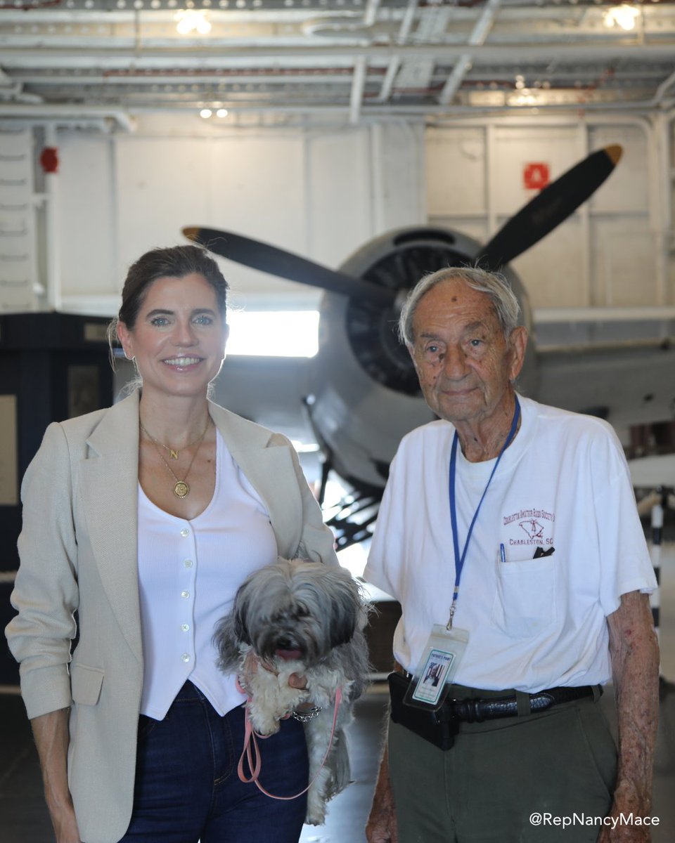RepNancyMace's tweet photo. Stopped by the USS Yorktown for a field day with the American Radio Relay League. 🇺🇸

Lowcountry First. Always. https://t.co/WRHaqVg12q