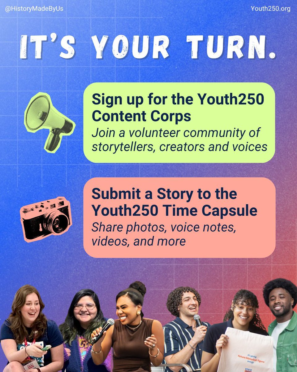 CIRCLE (@civicyouth) on Twitter photo This July 4th, CIRCLE is celebrating Americaâs story â and its next chapter â by signing Youth250âs Open Letter to America, published in <a href="/TeenVogue/">Teen Vogue</a> with @HistoryMadeByUs!
Read the letter here: buff.ly/ZS7bTCt This July 4th, CIRCLE is celebrating Americaâs story â and its next chapter â by signing Youth250âs Open Letter to America, published in <a href="/TeenVogue/">Teen Vogue</a> with @HistoryMadeByUs!
Read the letter here: buff.ly/ZS7bTCt