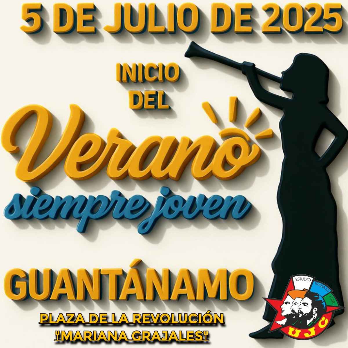 🇨🇺 Este sábado 5 de julio se efectuará el acto de apertura del Verano #SiempreJoven 2025...🏝️🌞 Otro verano más para disfrutar de las buenas actividades y ofertas que traerá la máxima dirección de la provincia para el disfrute de nuestro pueblo guantanamero...🏖️🏊 #Guantánamo