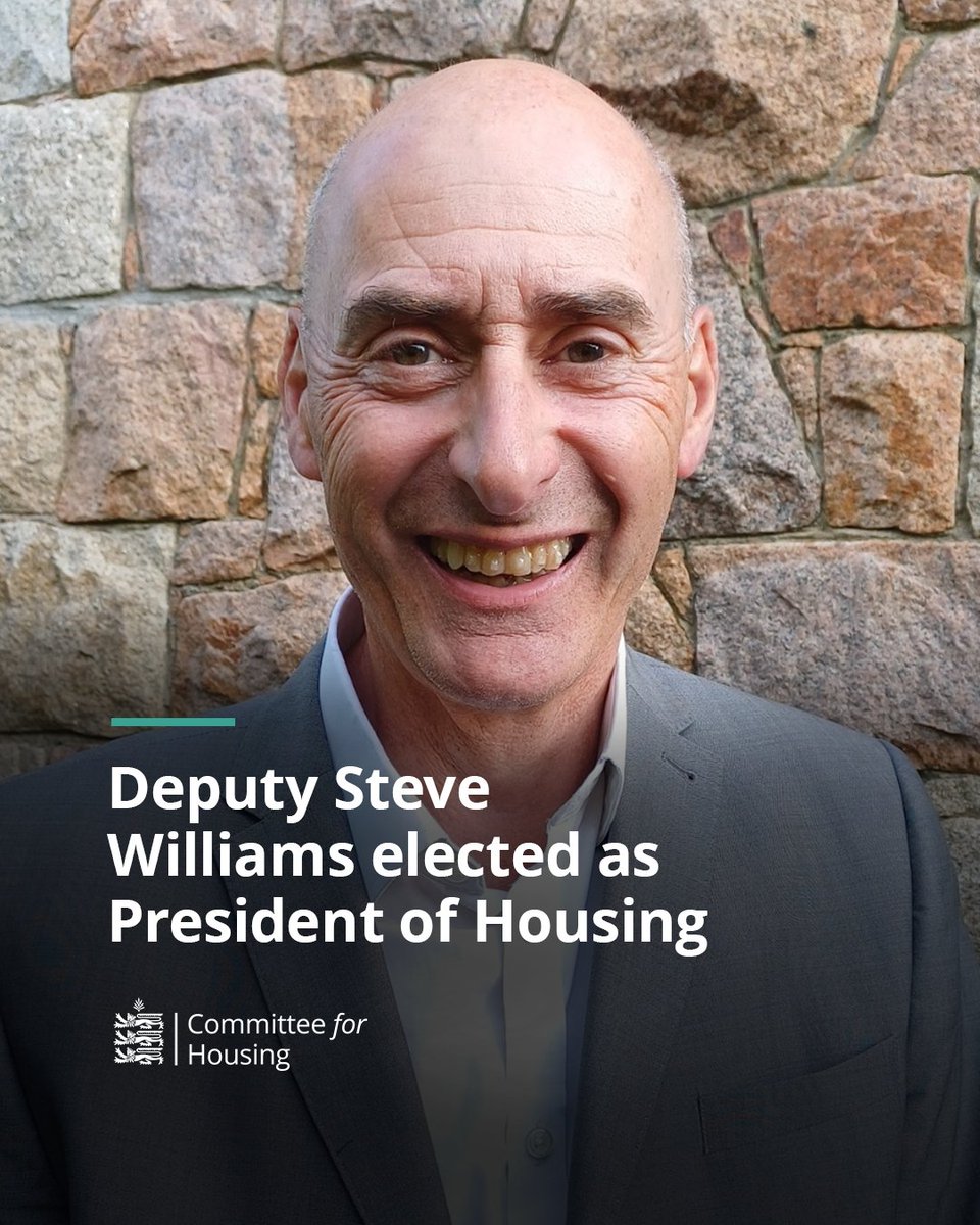 Deputy Steve Williams has been elected as President of the new Committee for Housing. 

The other members of the Committee will be elected by the States on Monday. 

For further updates and information, visit the new States Parliamentary website at parliament.gg