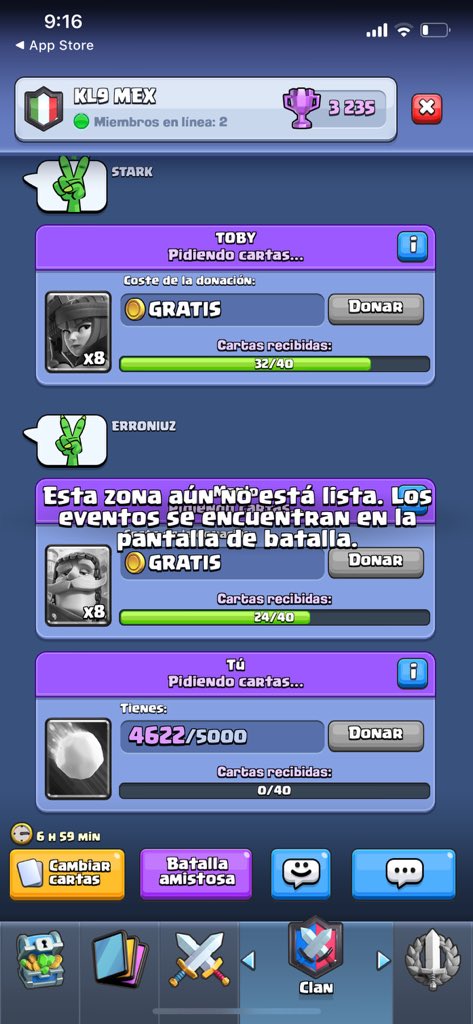 berserker25's tweet photo. @ClashRoyale no puedo jugar los desafíos y el juego está actualizado https://t.co/CwgRi9ZNoU
