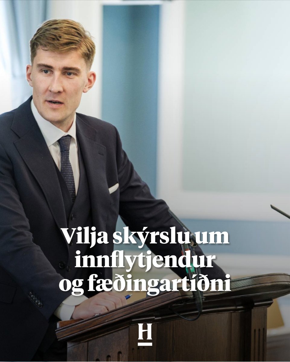 Þing­menn Mið­flokks og Sjálf­stæð­is­flokks vilja 100 ára spá um fæð­ing­ar­tíðni Ís­lend­inga og fjölg­un inn­flytj­enda. heimildin.is/grein/24888/vi…