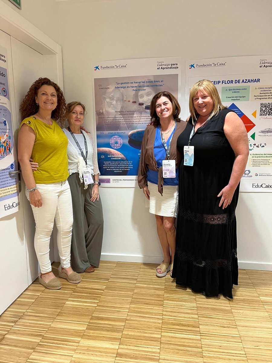 Fin de la participacion del CEP de El Ejido en la formación LIDERAZGO PARA EL APRENDIZAJE de EduCaixa en Barcelona del 2 al 4 de julio: formación para el impulso del liderazgo para el aprendizaje de nuestros centros educativos.
<a href="/cepejido/">CEP El Ejido</a> 
<a href="/Educaixa/">EduCaixa</a>